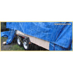 Po meri izdelana 650 g/m² ognjevarna PVC ponjava - vodoodporna in trpežna prevleka