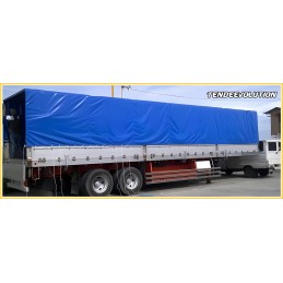 Custom-Made Class 2 Fireproof PVC Tarpaulin with 50cm Eyelets