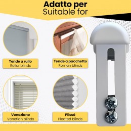 Suport universal fără găuri pentru perdele - instalare ușoară, reglabil - Cumpărați acum