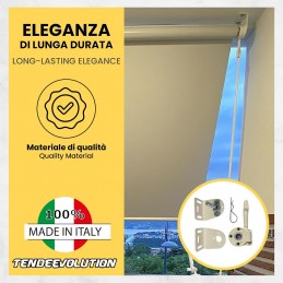 Pozinkované železné výklopné konzole pro markýzy | Různé barvy