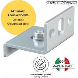 Galvanized Steel Bracket for MR3 Monorail Wall Mounting - Durable and Easy to Install