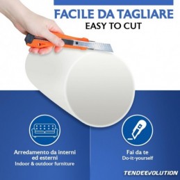 Rolă cilindrică din spumă pentru perne – Diametre 15/20 cm