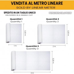Rete Microforata Ignifuga 3,20 m – Ombreggiante Nautica