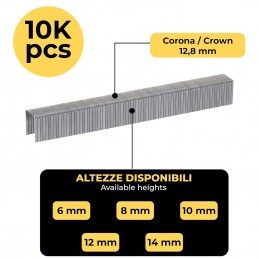 Agrafes de rembourrage Bostitch 6–14 mm