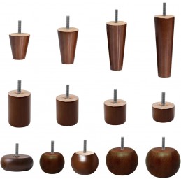 Wooden Feet for Furniture and Sofas – Beech, Various Models
