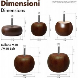 Medinės baldų ir sofų kojelės – buko, įvairių modelių