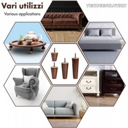 Holzfüße für Möbel und Sofas – Buche, verschiedene Modelle