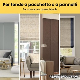 Aluminijski ravni uteg za unutarnje zavjese - razne veličine