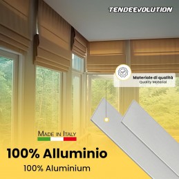 Aluminium plat gewicht voor binnengordijnen - verschillende maten