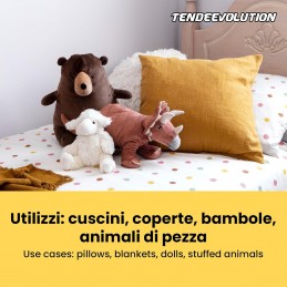 Ovatta Sintetica 100% Poliestere – Fibra Cava al Kg