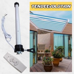 50Nm Roller Shutter Motor with Emergency Rod – TÜV Certified