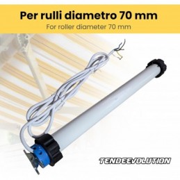 Tichý motor rolety 50 Nm 100 kg – vyrobený v Taliansku