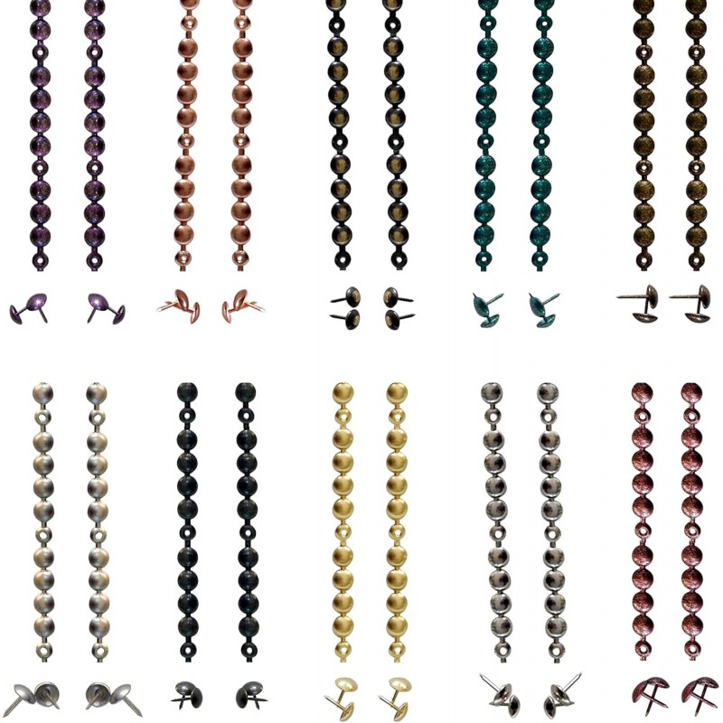 Fitas contínuas para estofamento – 1 metro, diversas cores