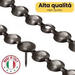 Jatkuvat verhoilukuulit – 1 metri, eri värejä