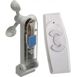 Markisen-Steuereinheit-Set mit Sonnen-, Wind- und Regensensor