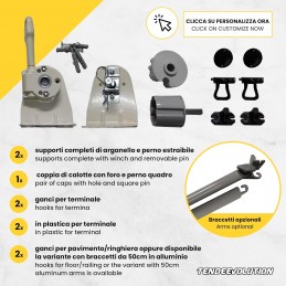 Kit d'accessoires pour store banne – Complet et universel