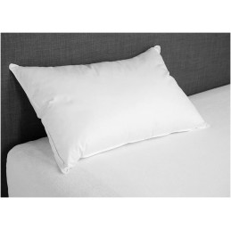 Oreiller ergonomique avec taie en coton - Confort supérieur, fabriqué en Italie