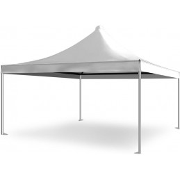 Gazebo professionnel en acier galvanisé avec revêtement PVC ignifugé
