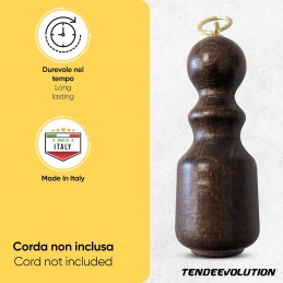 Drevené napínacie lanko na 35 mm záclonové tyče - elegantné a funkčné