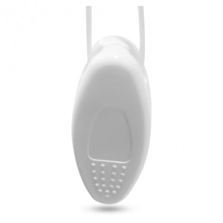 Witte plastic gordijngewichtstrik - Elegantie en functionaliteit, gemaakt in Italië