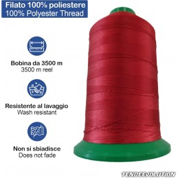 3500m polyester naaigaren met hoge sterkte, gemaakt in Italië