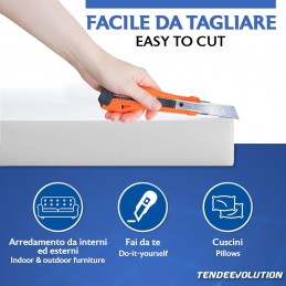 Pernă din spumă 60x60 pentru spătar și șezut de canapea