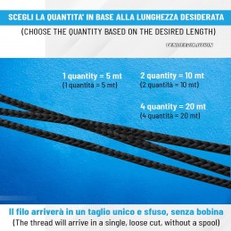 5mm Braided Polypropylene and Cotton Cord – 5m