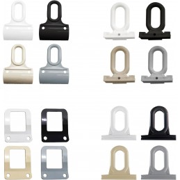 Ilhós tipo pá para toldos retráteis - Par em nylon ABS