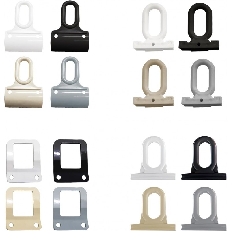 Œillets de type pagaie pour auvents à descente - Paire en nylon ABS