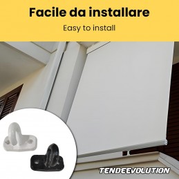 Kuke za pod tende – par, plastika/aluminij
