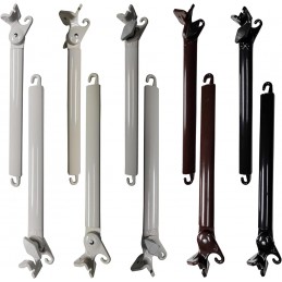 Verstelbare zonneschermarmen 50/70 cm – Aluminium