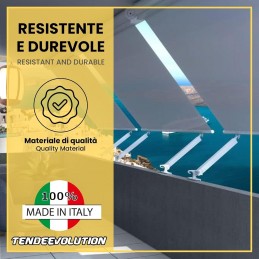 Bras de store réglables 50/70 cm – Aluminium