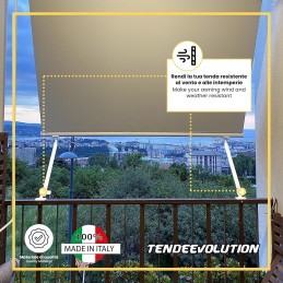 Reguliuojamos markizės rankenos 50/70 cm – aliuminio