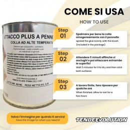 High Temperature Brush Glue for Car Headliner Fabric - 850g