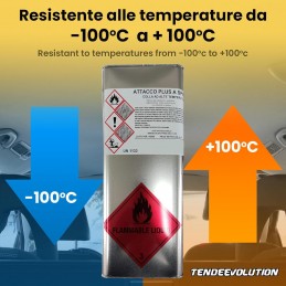 Hoge temperatuur spuitlijm voor autohemelbekleding - 4,5 kg