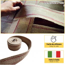 Sangle de jute pour ameublement – Haute résistance naturelle