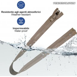 YKK 10-delad kedjedragkedja för nautisk nylon