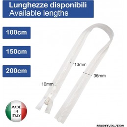 YKK 10-teiliger Kettenreißverschluss für nautisches Nylon