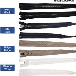 Řetízkový zip YKK s 10 díly pro námořní nylon