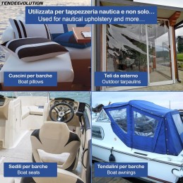 Φερμουάρ αλυσίδας YKK 10 τμημάτων για ναυτικό νάιλον