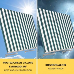 Ύφασμα PVC Tempotest Parà για τέντες - Κατασκευασμένο κατά παραγγελία και θερμοκολλημένο