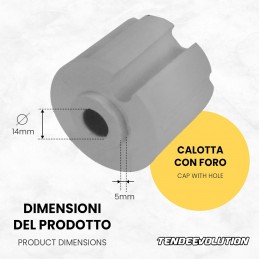 Awning Cap Caps - Universal Compatibility with Diameters 60/63/70mm