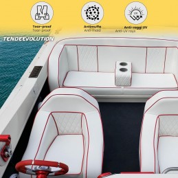 PVC-randafwerking voor nautische kussens - meerkleurig en UV-bestendig 5MT