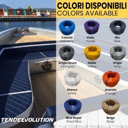 PVC Edge Trim for Nautical Cushions - Multi-Color and UV-Resistant 5MT