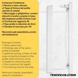 Binario Tende a Pacchetto su Misura – Sistema Vetrage