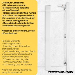 Binario Tende a Pacchetto su Misura – Sistema Vetrage