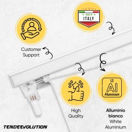 Trilho personalizado para cortina romana – Sistema Vetrage