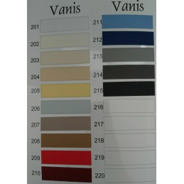 25 mm plisségordijn op maat – Gemaakt in Italië