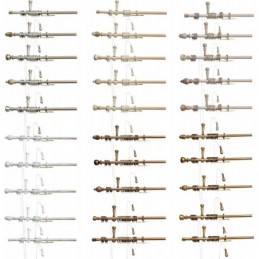 Slat Cuirtíní Adhmaid 35mm Déanta de réir Tomhais – Corda nó Stróic