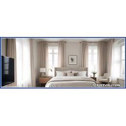 Wooden Curtain Rod Ø23 mm – Handcrafted in Various Colors